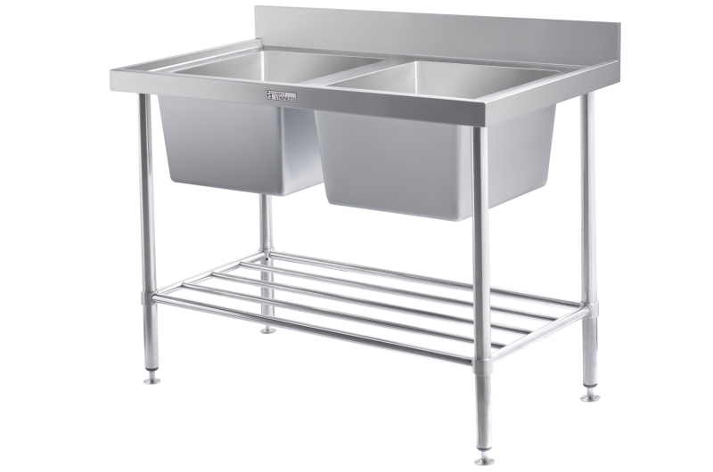 Simply Stainless DOUBLE BOWL Sink 1200mm - SS061200